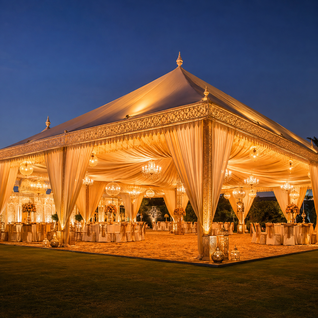 Luxury Tent Setup